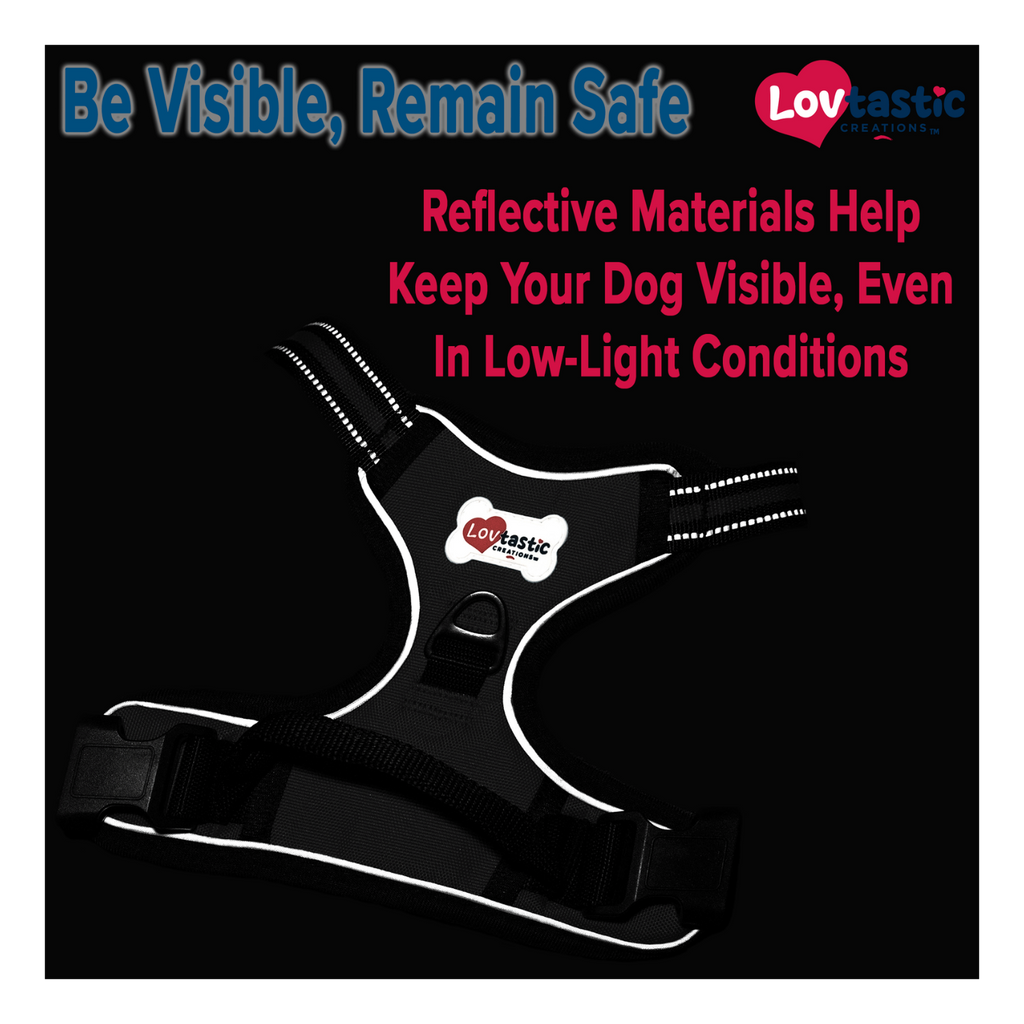 Lovtastic Creations™ No-Pull Dog Harness - w/Strong-Durable Dog Leash & Poopbag Holder