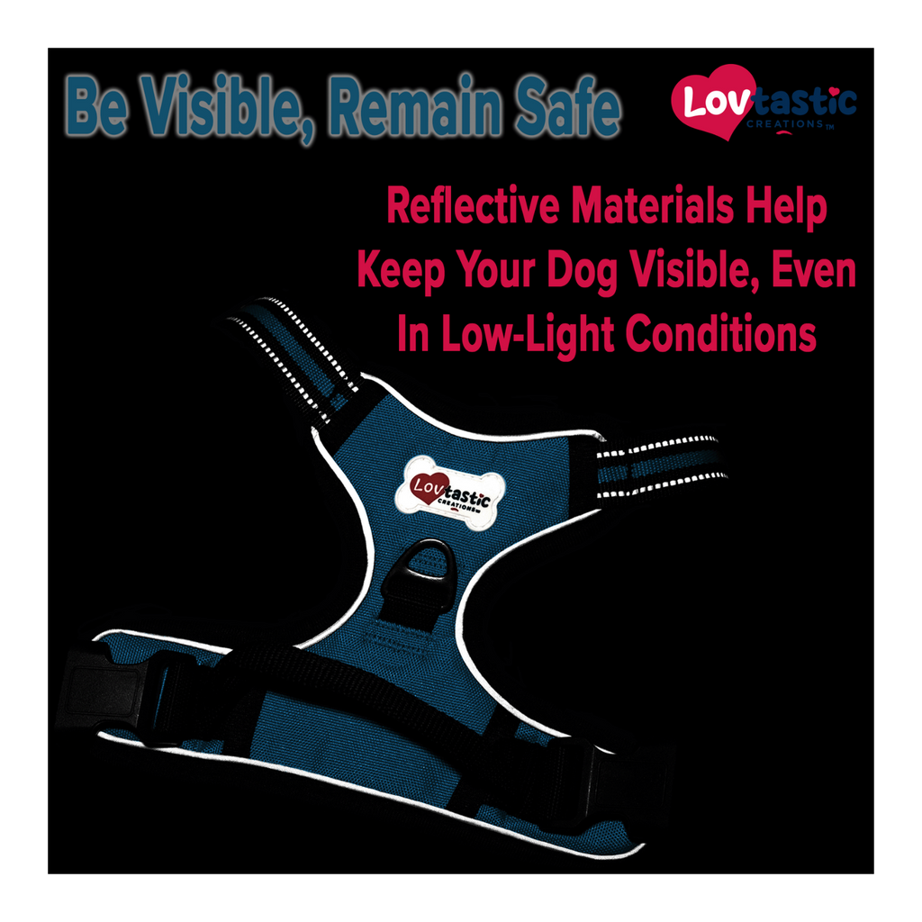 Lovtastic Creations™ No-Pull Dog Harness - w/Strong-Durable Dog Leash & Poopbag Holder