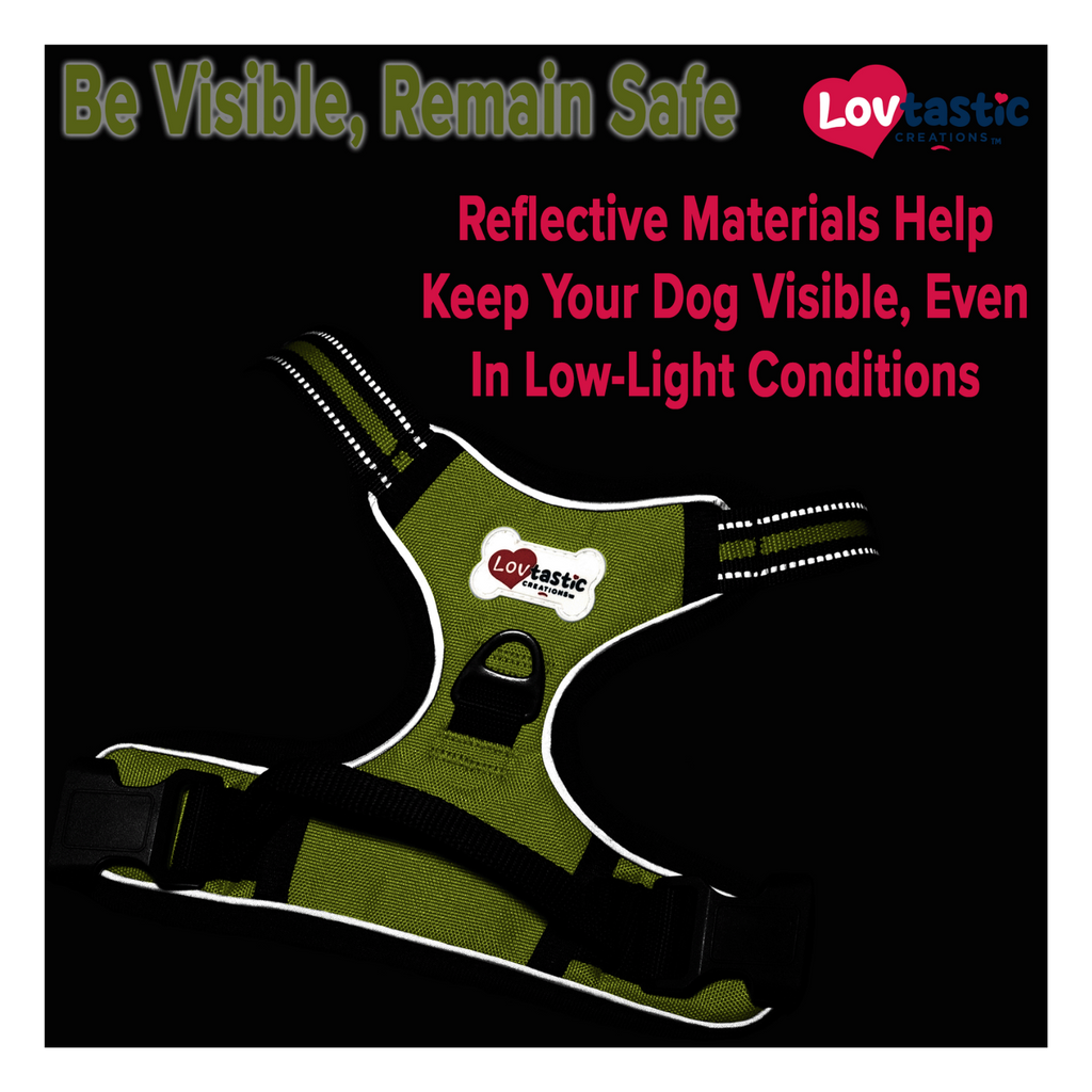 Lovtastic Creations™ No-Pull Dog Harness - w/Strong-Durable Dog Leash & Poopbag Holder