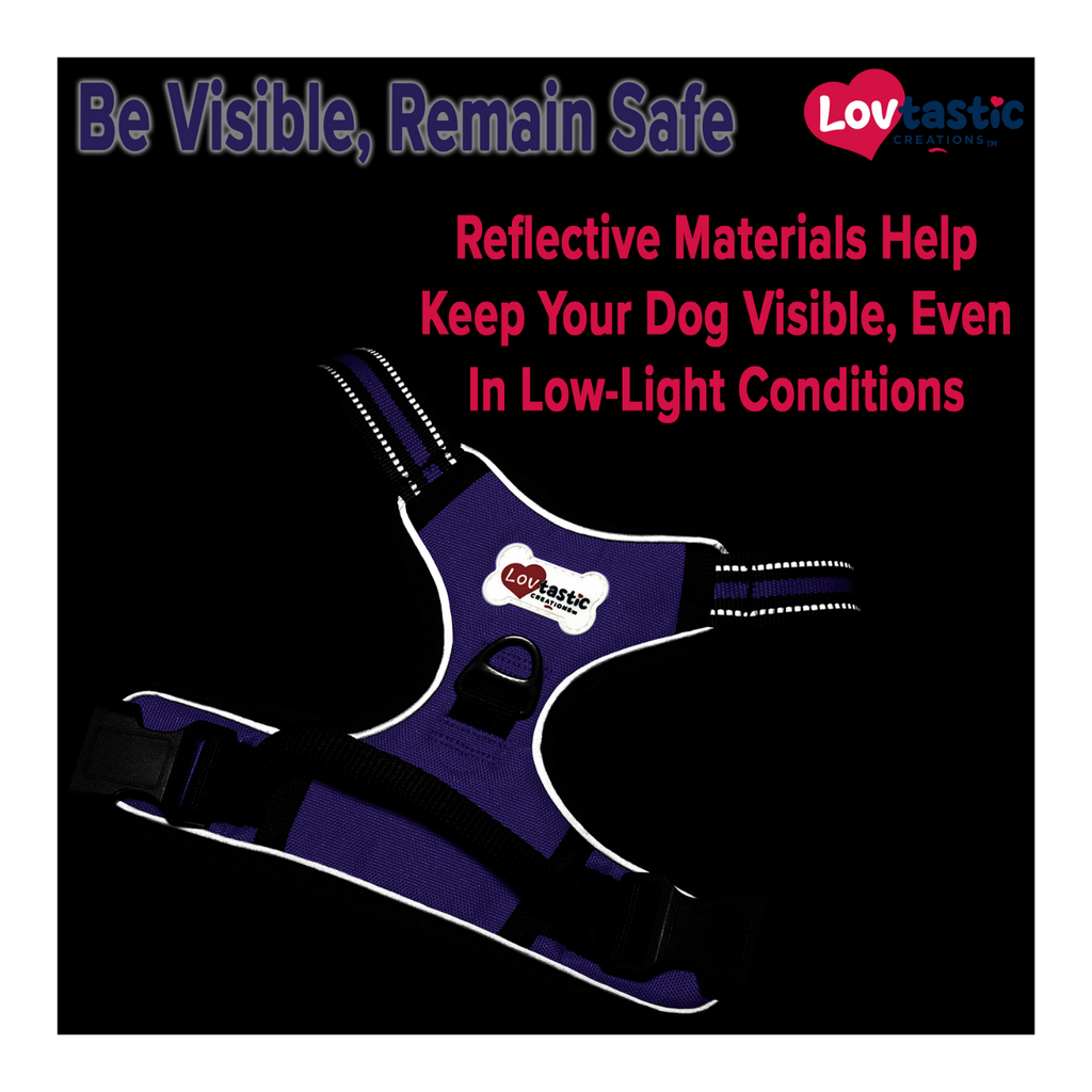 Lovtastic Creations™ No-Pull Dog Harness - w/Strong-Durable Dog Leash & Poopbag Holder