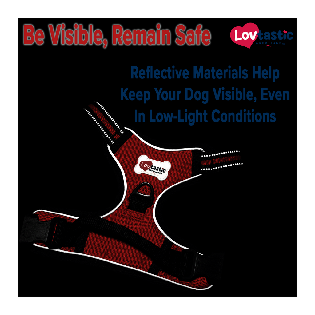Lovtastic Creations™ No-Pull Dog Harness - w/Strong-Durable Dog Leash & Poopbag Holder