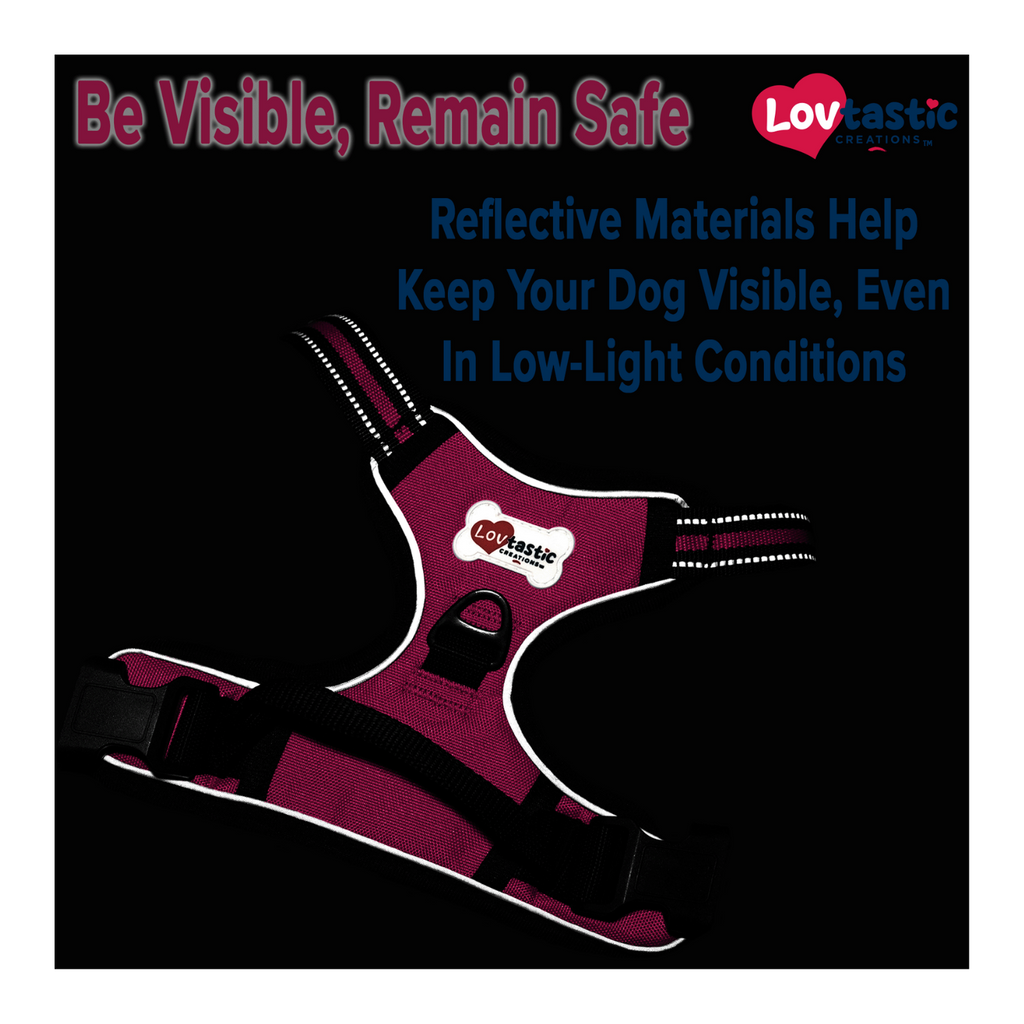 Lovtastic Creations™ No-Pull Dog Harness - w/Strong-Durable Dog Leash & Poopbag Holder