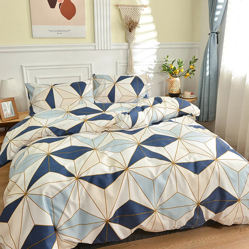 Black & White Bedding Set for Double Bed Queen/King Comforter Sets Single Duvet Cover