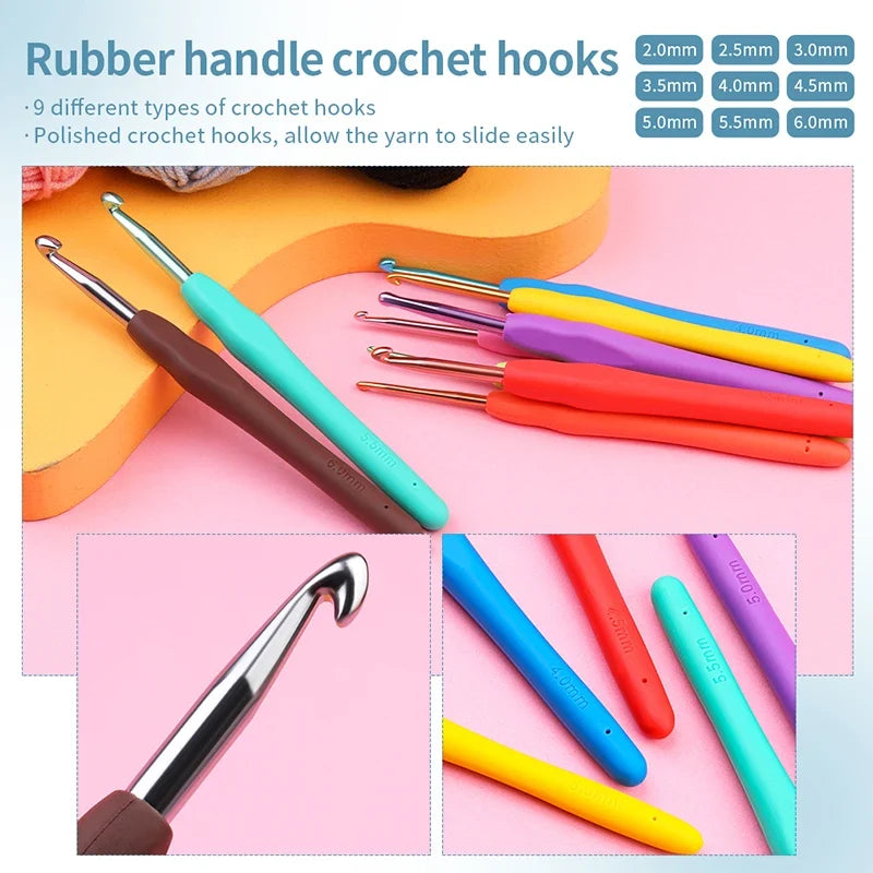KRABALL Knitting Crochet Hook Set Home Use Sewing Tool