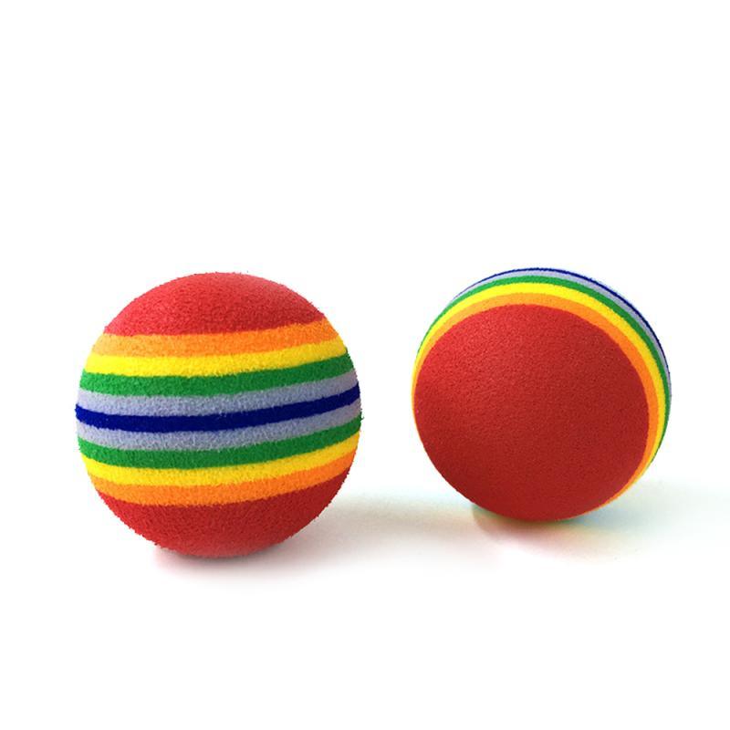 Cat Toy Interactive Rainbow Balls