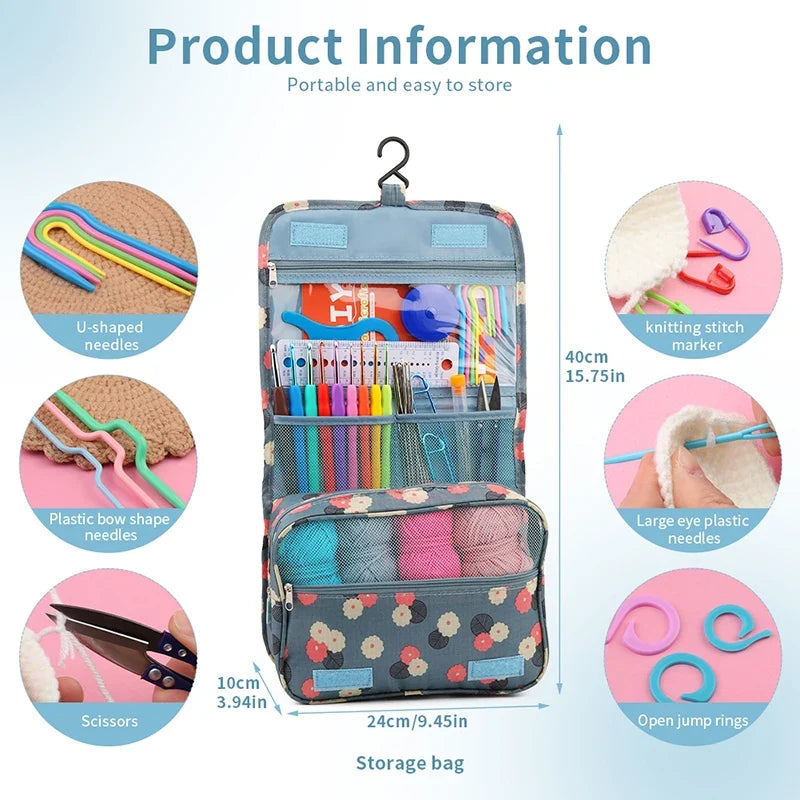 KRABALL Knitting Crochet Hook Set Home Use Sewing Tool