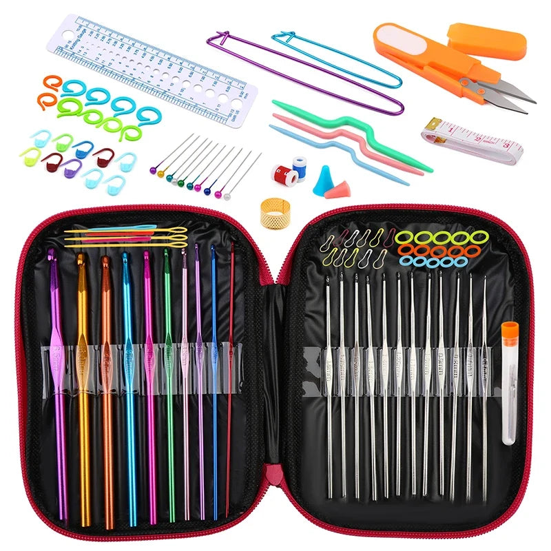 KRABALL Knitting Crochet Hook Set Home Use Sewing Tool