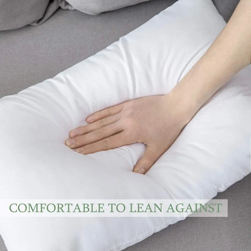30x50cm 35x50cm 45x45cm 50x50cm Gift White Throw Pillow Insert Standard White Bounce Back Pillow Cushion Core Sofa Car Seat Home