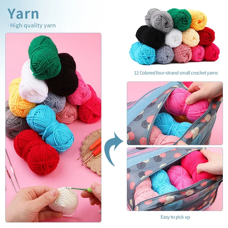 KRABALL Knitting Crochet Hook Set Home Use Sewing Tool