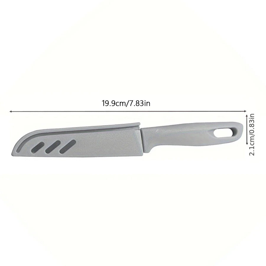 Candy-Colored Portable Fruit Peeler Knife | Stainless Steel Kitchen Gadget