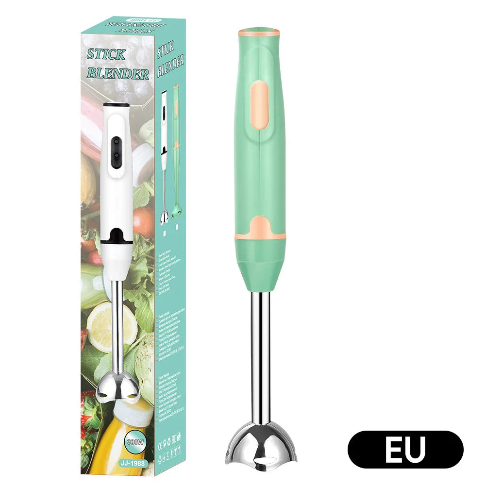 New Electric Blender EU/US/UK Plug Stirring Rod Mixer Stainless Steel Stick Hand Blender
