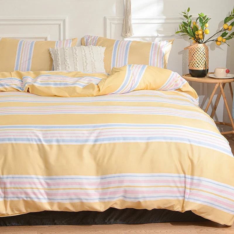 Black & White Bedding Set for Double Bed Queen/King Comforter Sets Single Duvet Cover