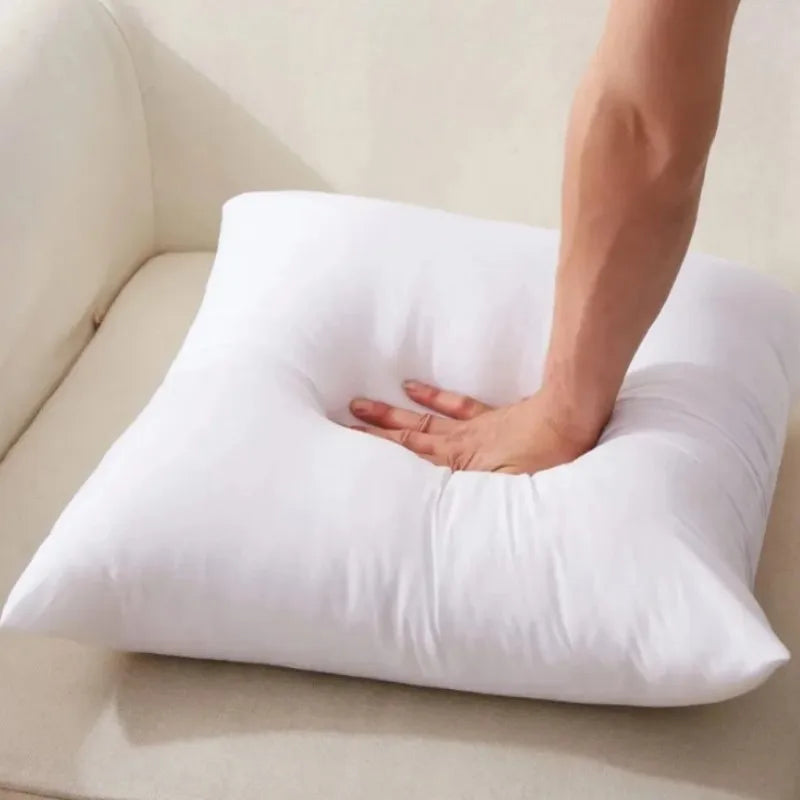 30x50cm 35x50cm 45x45cm 50x50cm Gift White Throw Pillow Insert Standard White Bounce Back Pillow Cushion Core Sofa Car Seat Home