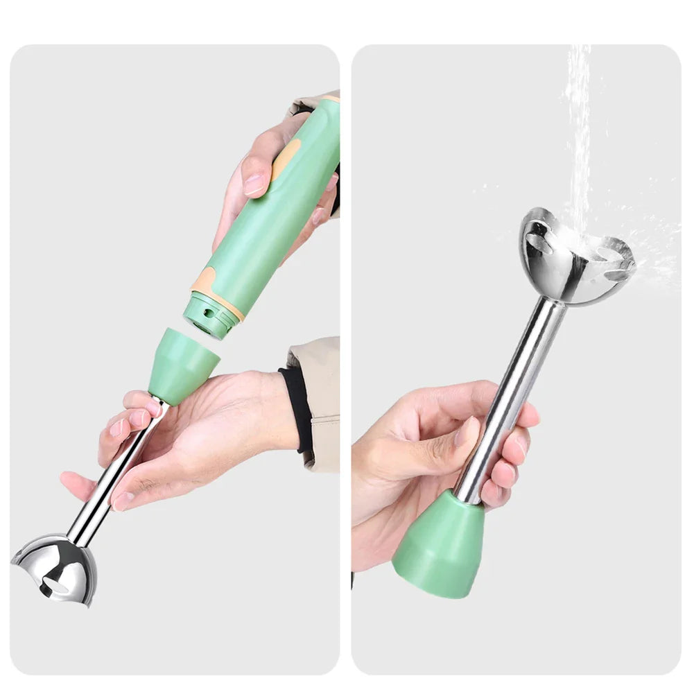 New Electric Blender EU/US/UK Plug Stirring Rod Mixer Stainless Steel Stick Hand Blender