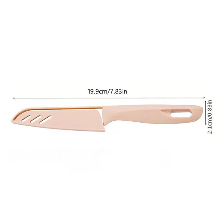 Candy-Colored Portable Fruit Peeler Knife | Stainless Steel Kitchen Gadget