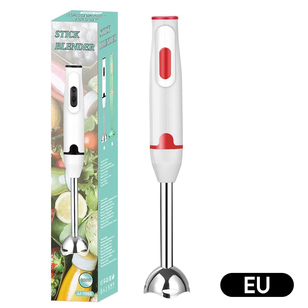 New Electric Blender EU/US/UK Plug Stirring Rod Mixer Stainless Steel Stick Hand Blender