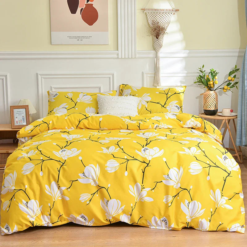 Black & White Bedding Set for Double Bed Queen/King Comforter Sets Single Duvet Cover