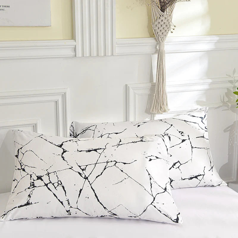 Black & White Bedding Set for Double Bed Queen/King Comforter Sets Single Duvet Cover