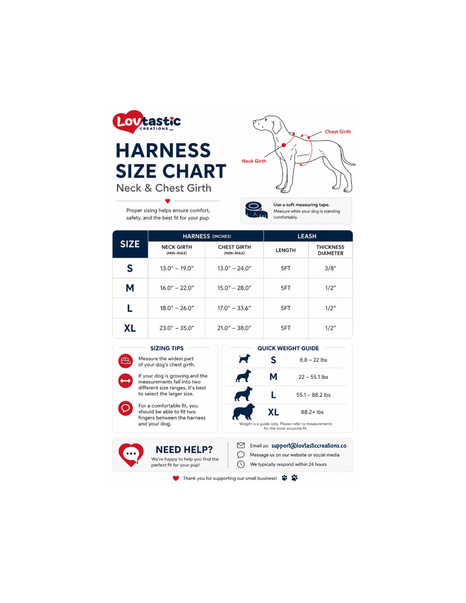 Lovtastic Creations™ No-Pull Dog Harness - w/Strong-Durable Dog Leash & Poopbag Holder
