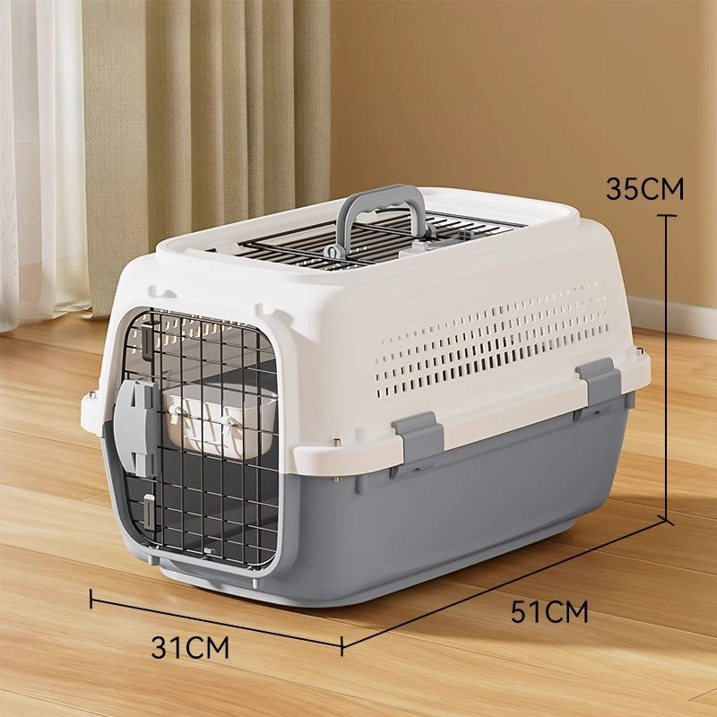 Pet Carrier For Small Dogs & Cats, Airline Approved Travel Crate