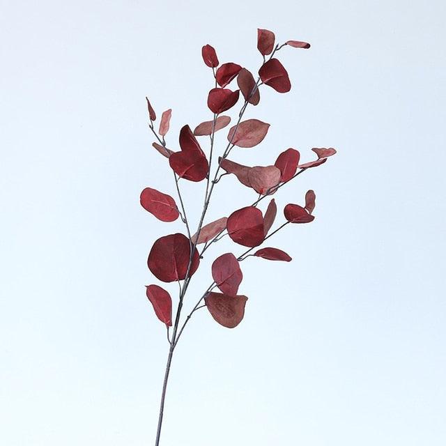 Artificial Eucalyptus Flower Plant Leaf Long Branch  Home Bedroom Wall Decoration