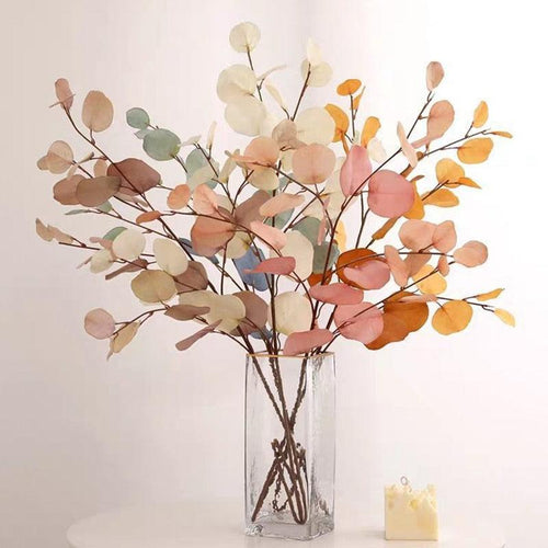 Artificial Eucalyptus Flower Plant Leaf Long Branch  Home Bedroom Wall Decoration