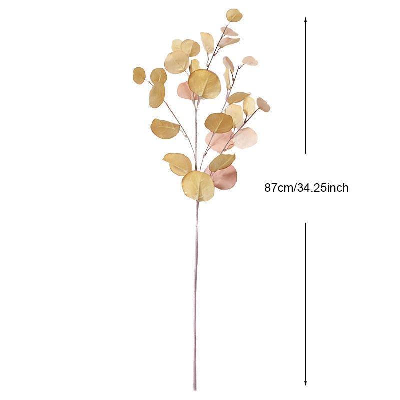 Artificial Eucalyptus Flower Plant Leaf Long Branch  Home Bedroom Wall Decoration