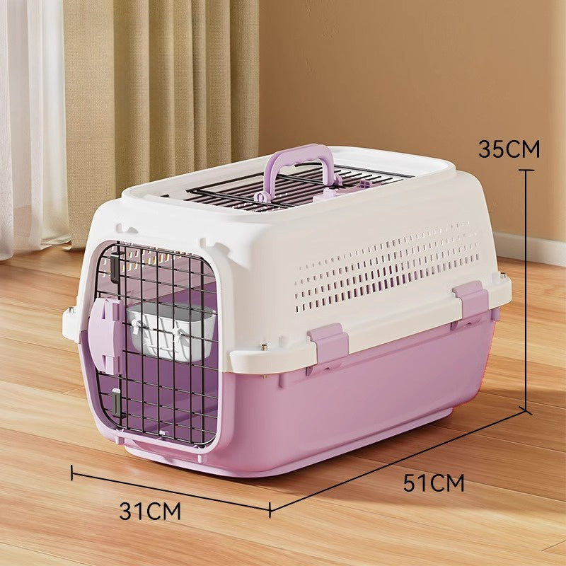 Pet Carrier For Small Dogs & Cats, Airline Approved Travel Crate
