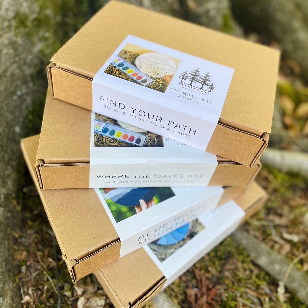 Blue Ridge Mountains Acrylic DIY Paint Kit