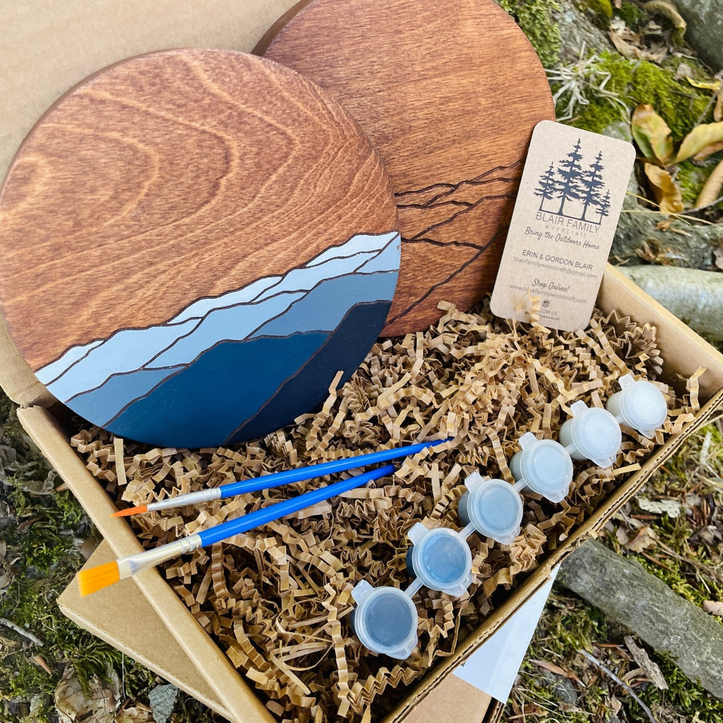 Blue Ridge Mountains Acrylic DIY Paint Kit