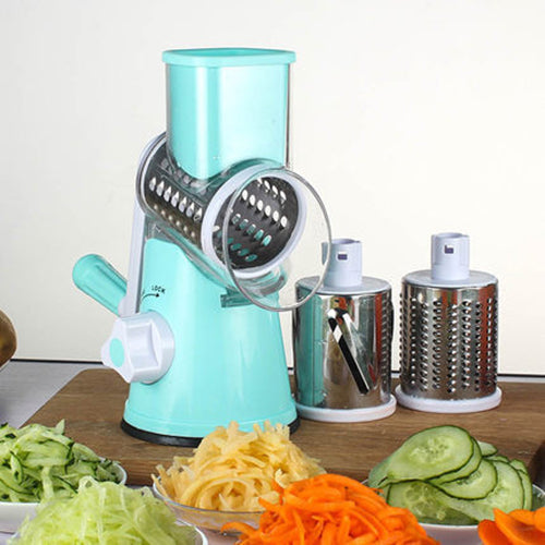 Manual Multifunctional Round Mandoline Potato Slicer Vegetable Cutter Slicer Cheese