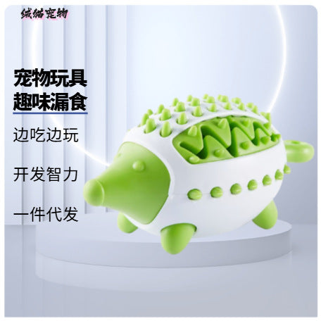 Dog Treat Interactive Chew Toy For Puppies Food-Leaking Design Teeth Grinding Cleaning