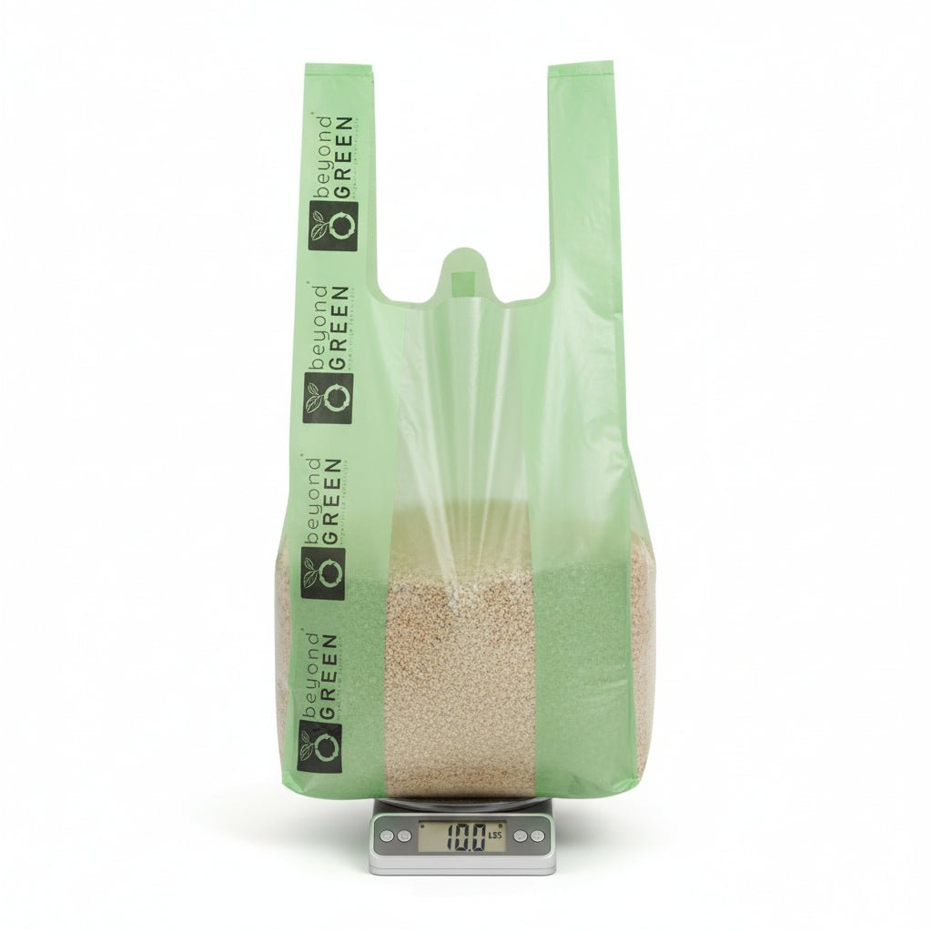 Cat Litter Bags – 8" x 16" with 5" Gusset & Handles | Leak-Resistant | Made in USA