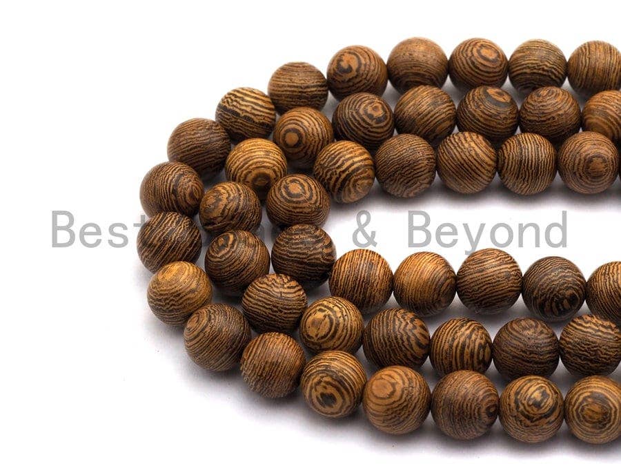 Natural Smooth Round Wood beads, 6mm/8mm/10mm/12mm Natural Brown Wood beads