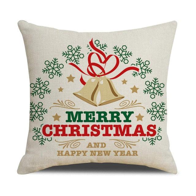 Christmas Green Stripe Pattern Cotton Linen Throw Pillow Christmas Stripe Pillow Cases