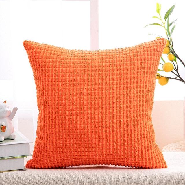 Solid Colorful Throw Pillow Cases