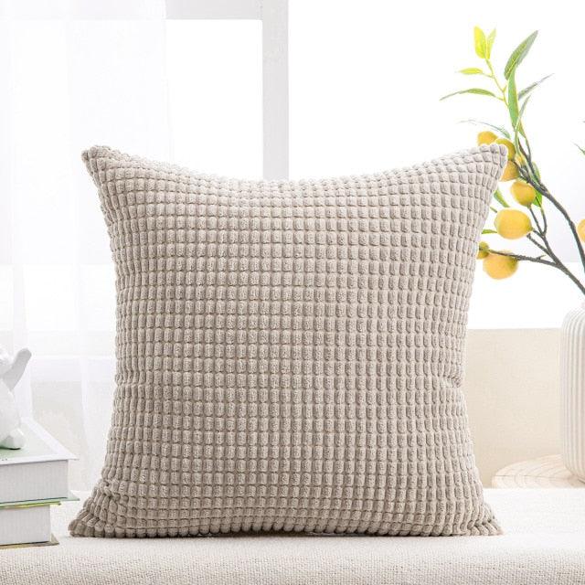 Solid Colorful Throw Pillow Cases