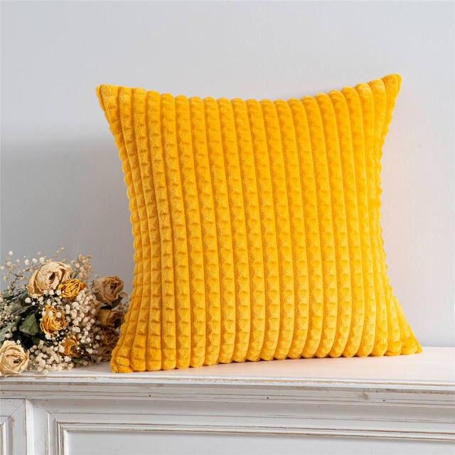 Solid Colorful Throw Pillow Cases