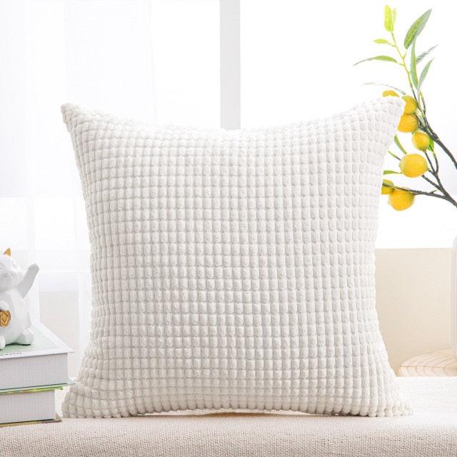 Solid Colorful Throw Pillow Cases
