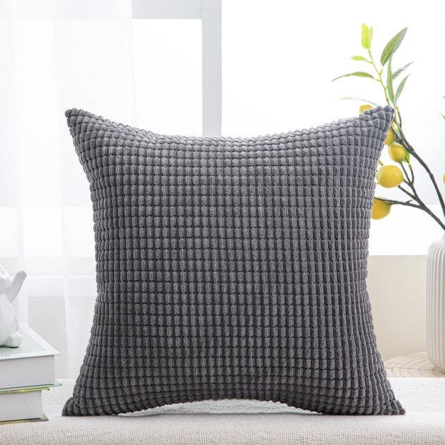 Solid Colorful Throw Pillow Cases