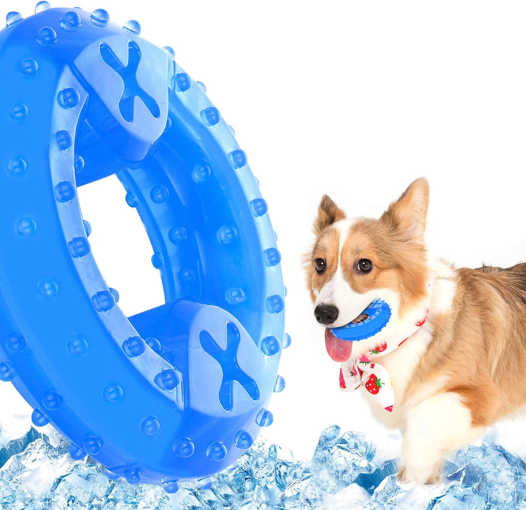 Pet Teether Cooling Chew Teething Toy For Puppies Fit With Treats