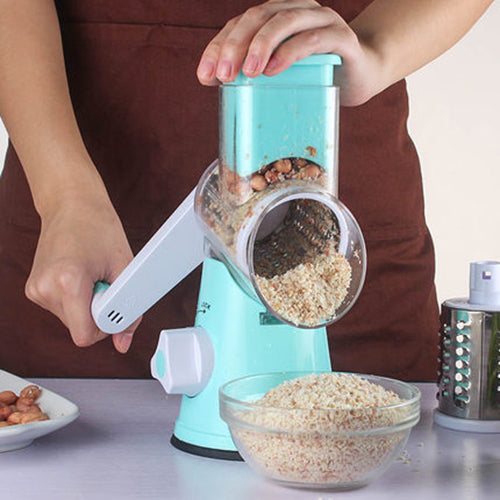 Manual Multifunctional Round Mandoline Potato Slicer Vegetable Cutter Slicer Cheese