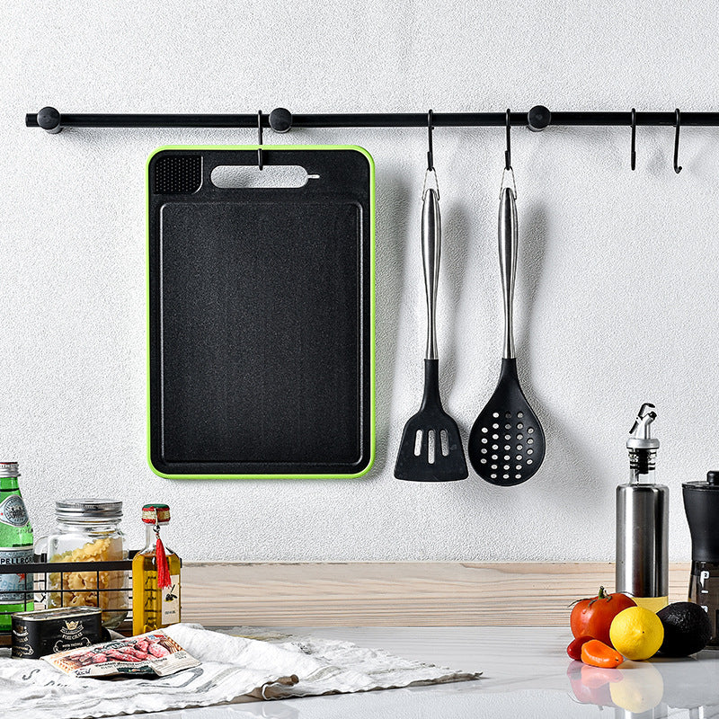 Double-side Cutting Board W/Defrosting Function W/Knife Sharpener