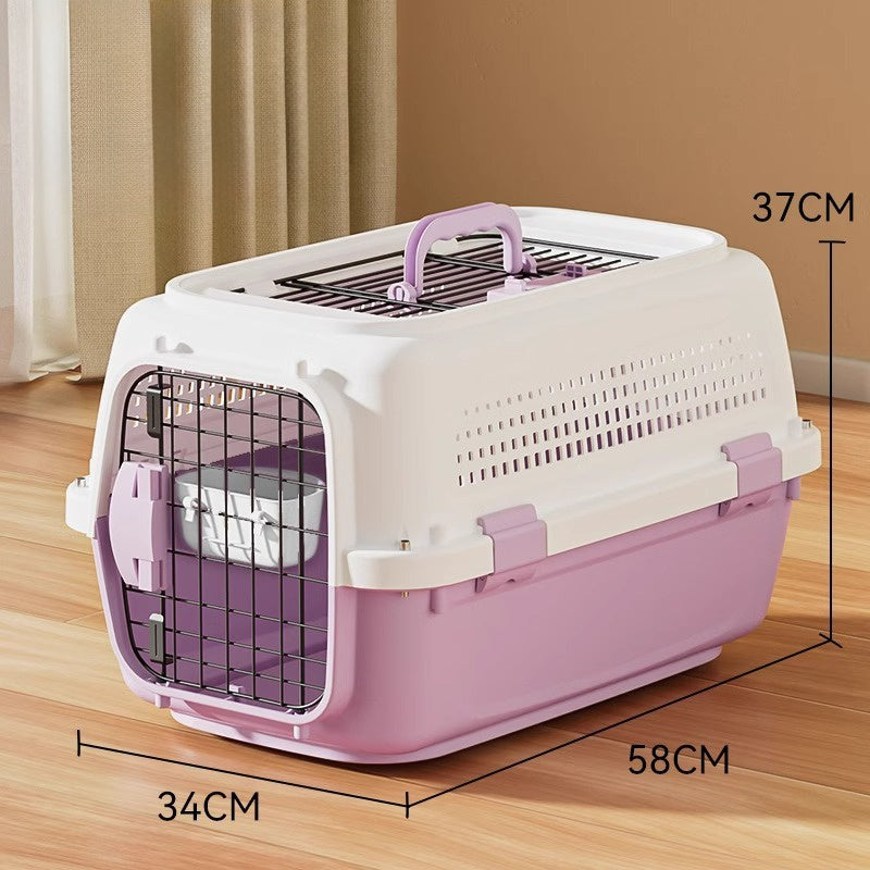 Pet Carrier For Small Dogs & Cats, Airline Approved Travel Crate
