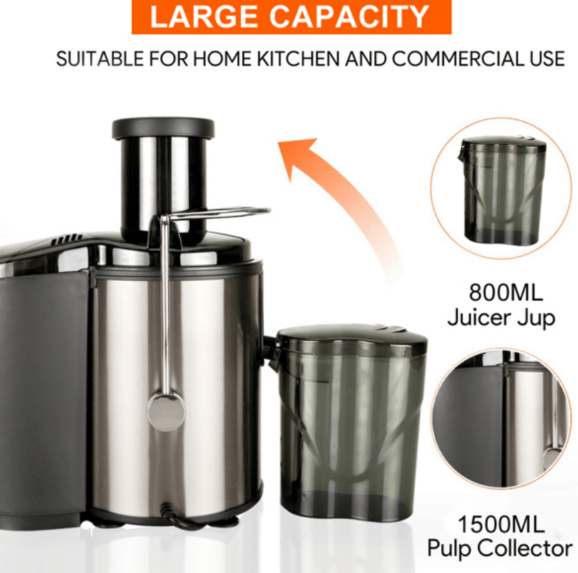 Centrifugal juicer multi-function electric juicer 2.5L slag cup