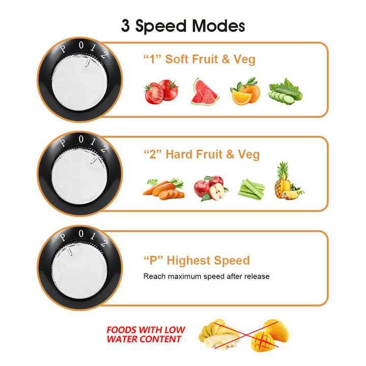 Centrifugal juicer multi-function electric juicer 2.5L slag cup