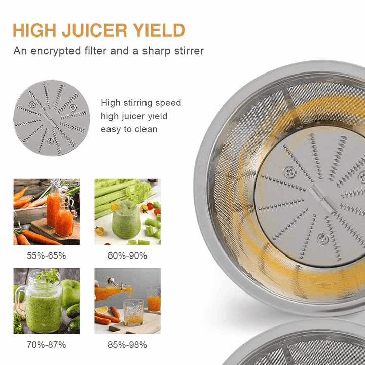 Centrifugal juicer multi-function electric juicer 2.5L slag cup