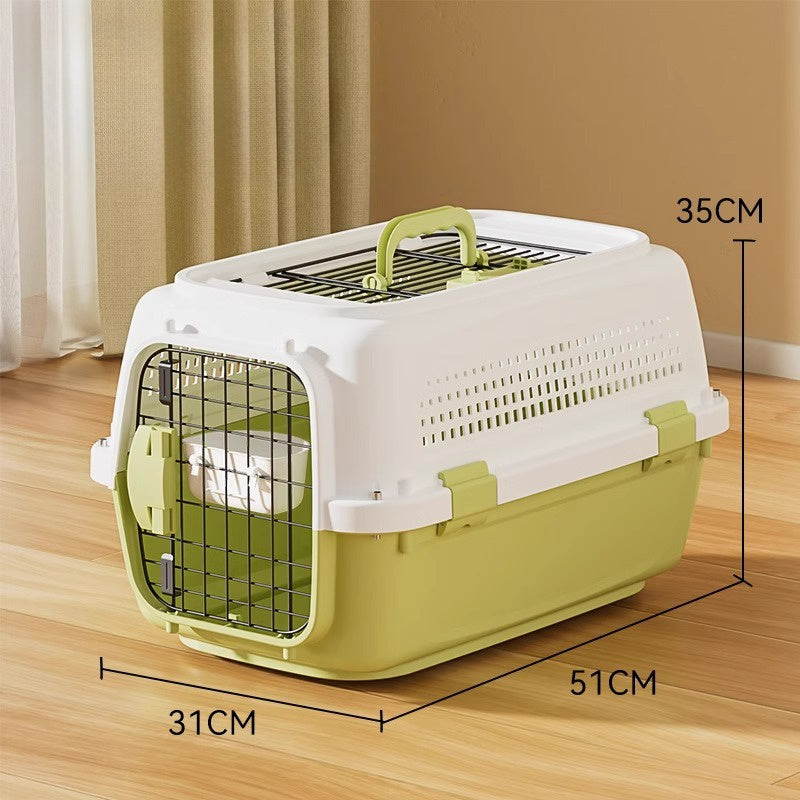 Pet Carrier For Small Dogs & Cats, Airline Approved Travel Crate