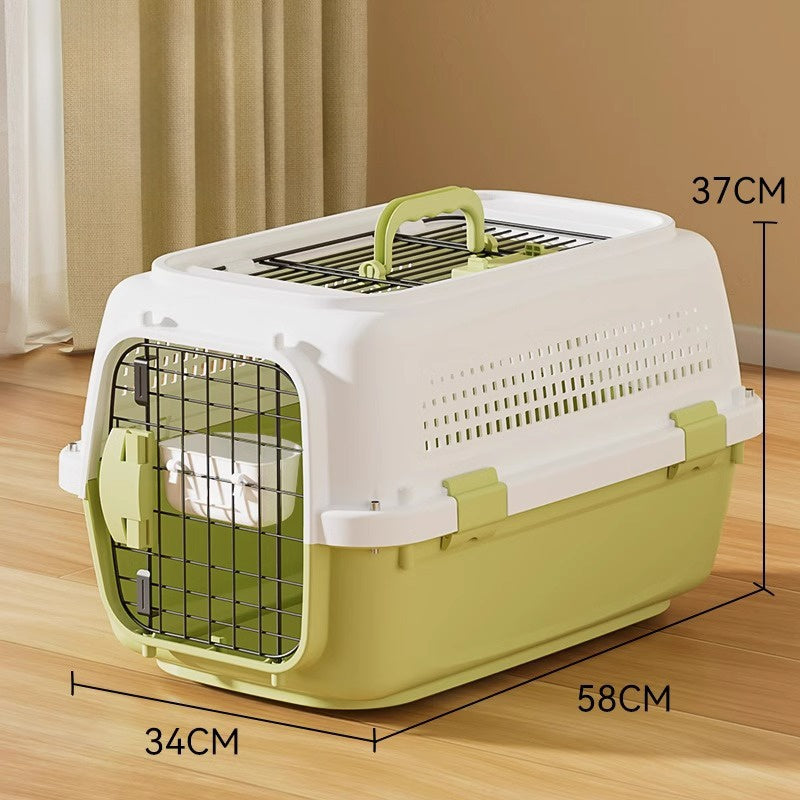 Pet Carrier For Small Dogs & Cats, Airline Approved Travel Crate