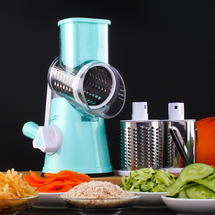 Manual Multifunctional Round Mandoline Potato Slicer Vegetable Cutter Slicer Cheese